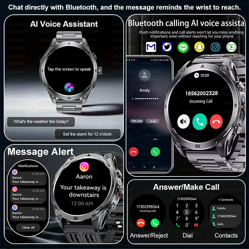 T-Rex 3 Military Grade 1000mAh - Smartwatch Rugged Watches For Men ulasan dan harga