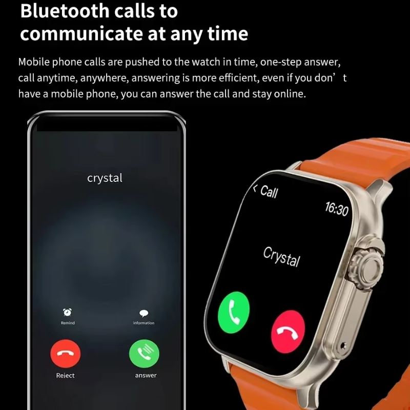 New Watch T10 Ultr Smart Watch - Smartwatch Watches With Bluetooth ulasan dan harga