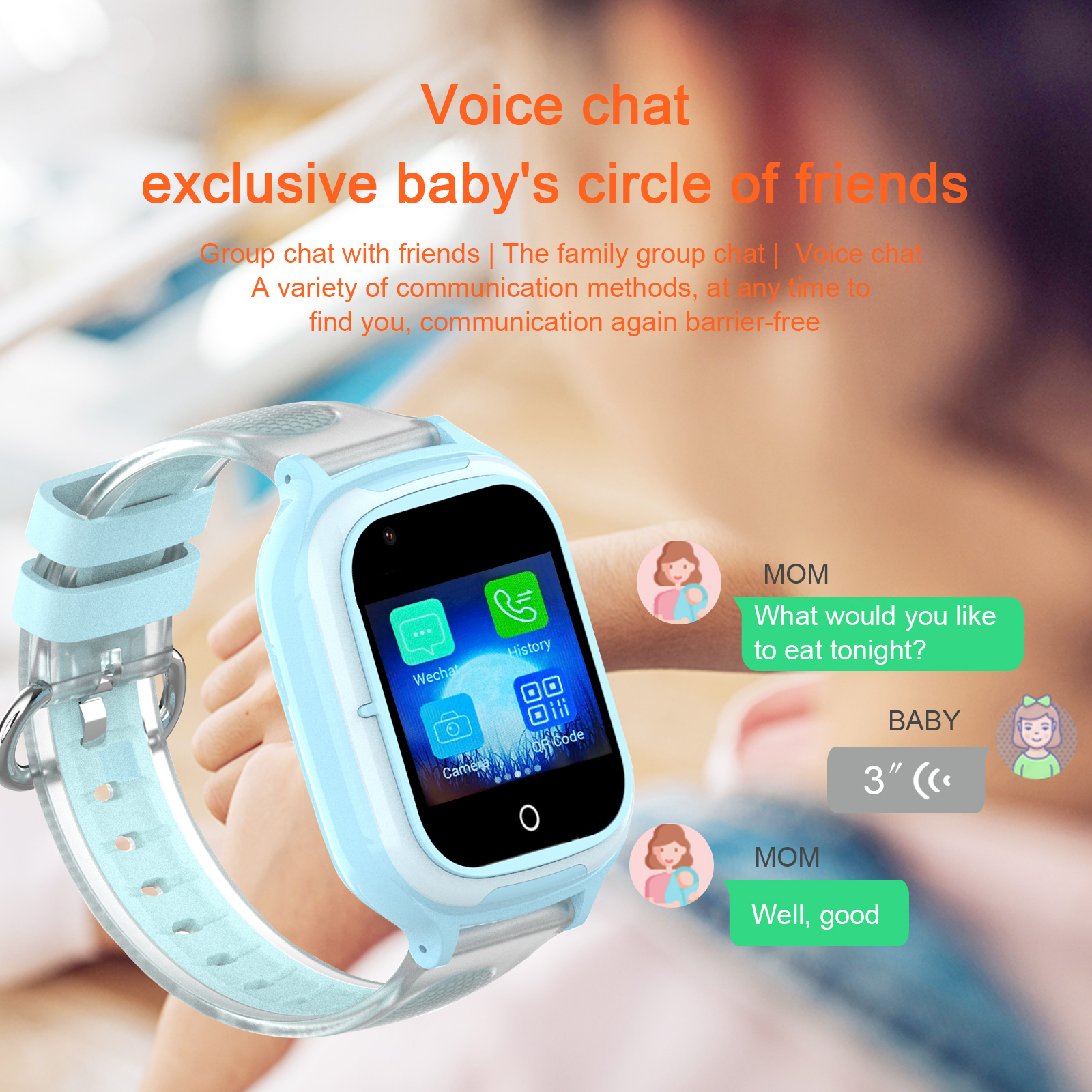 Getfitsoo Smart Watch For Chil - Smartwatch Watch Whatsapp ulasan dan harga