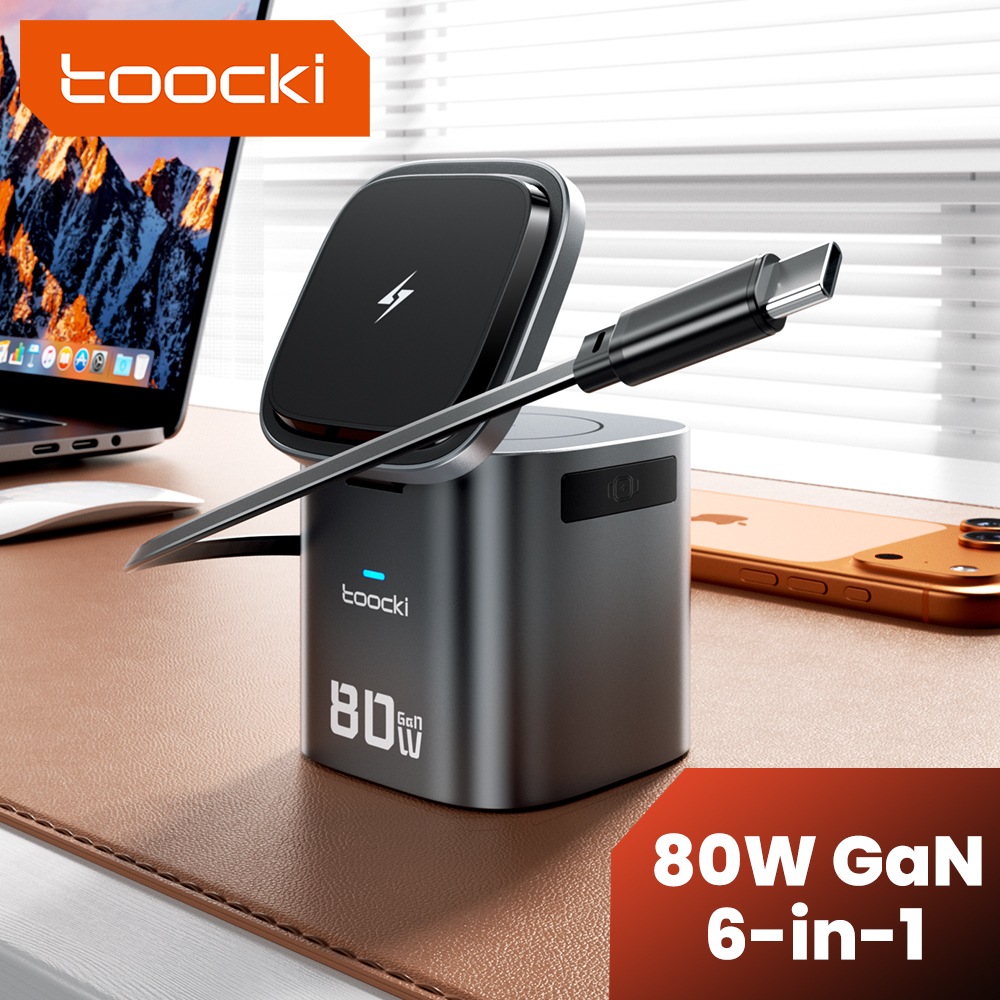 Toocki 80W 6-in-1 GaN Charging - Iwatch Smartwatch ulasan dan harga