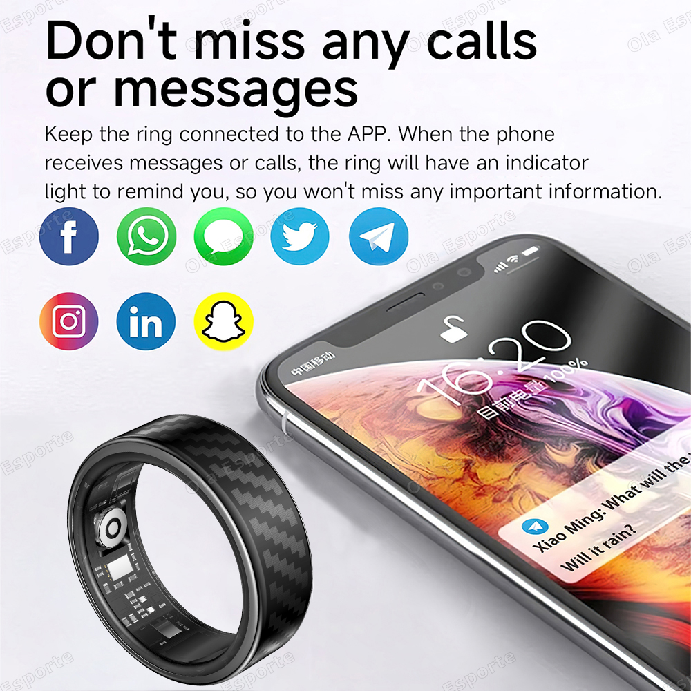 Newest Smart Ring Call Message - Smartwatch Watches For Girls ulasan dan harga