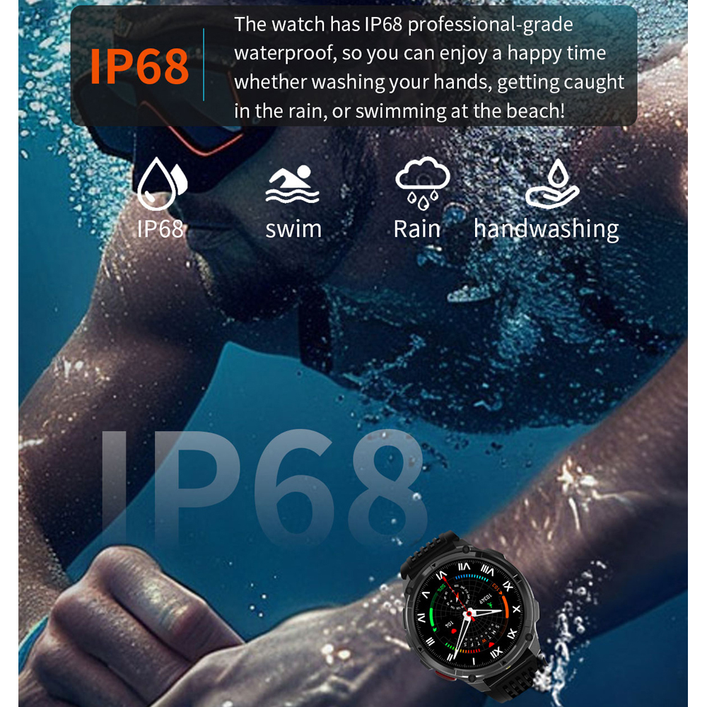 GPS Outdoor Sports Bluetooth S - Smartwatch Running Watches For Men ulasan dan harga