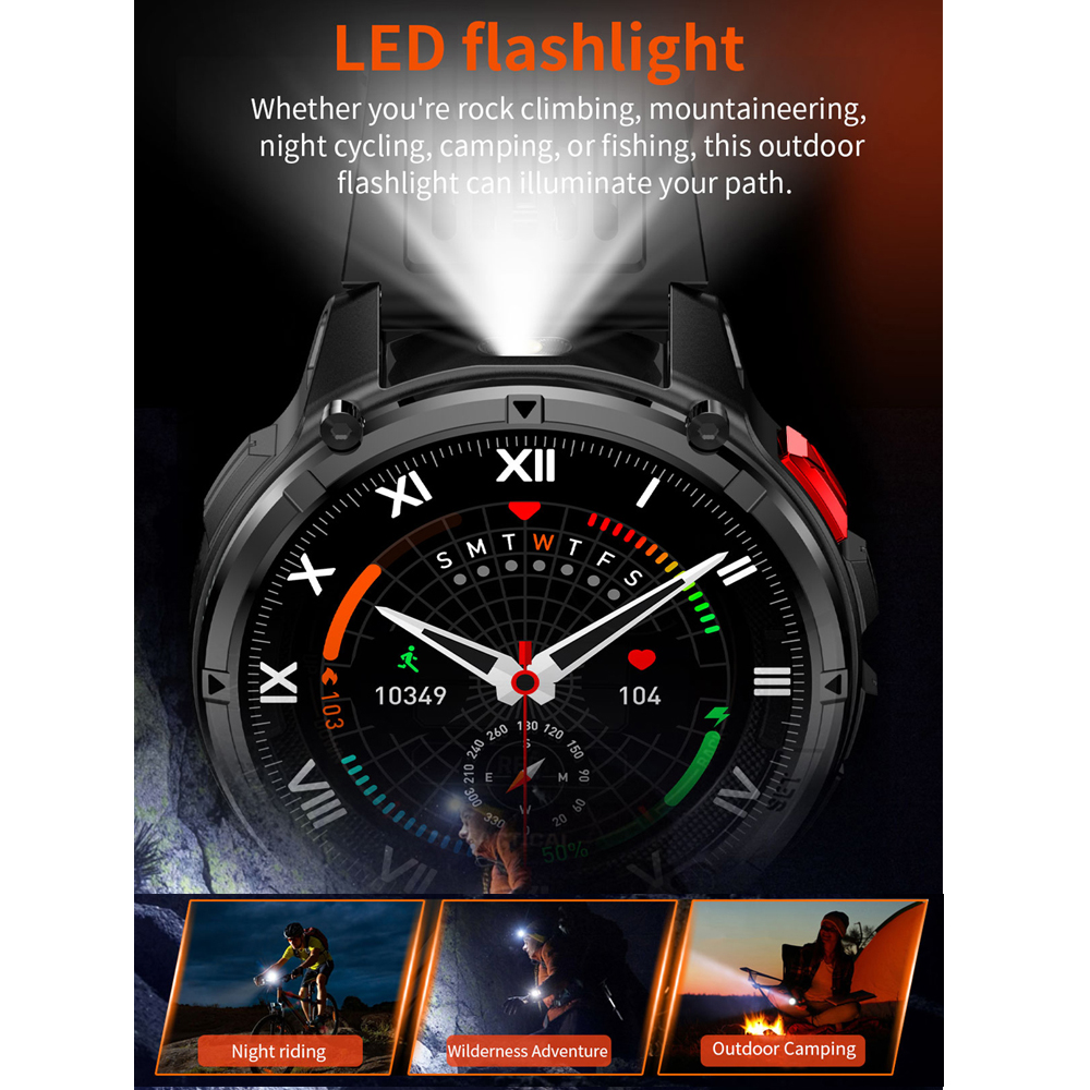GPS Outdoor Sports Bluetooth S - Smartwatch Running Watches For Men ulasan dan harga
