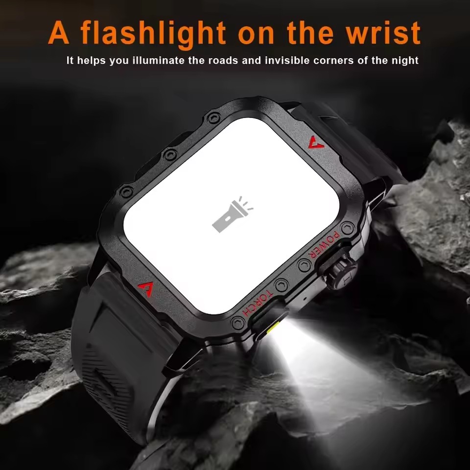 New Rugged Military GPS Track  - Smartwatch Rugged Watches For Men ulasan dan harga
