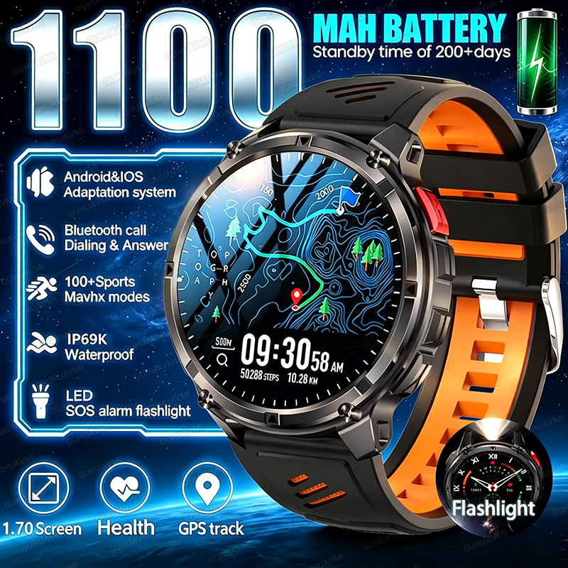 2026 New T-Rex3 Pro GPS Tracke - Smartwatch Rugged Watches For Men ulasan dan harga