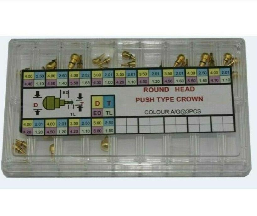 619PCR Assortment of Round Hea - Watch Crown Pusher ulasan dan harga