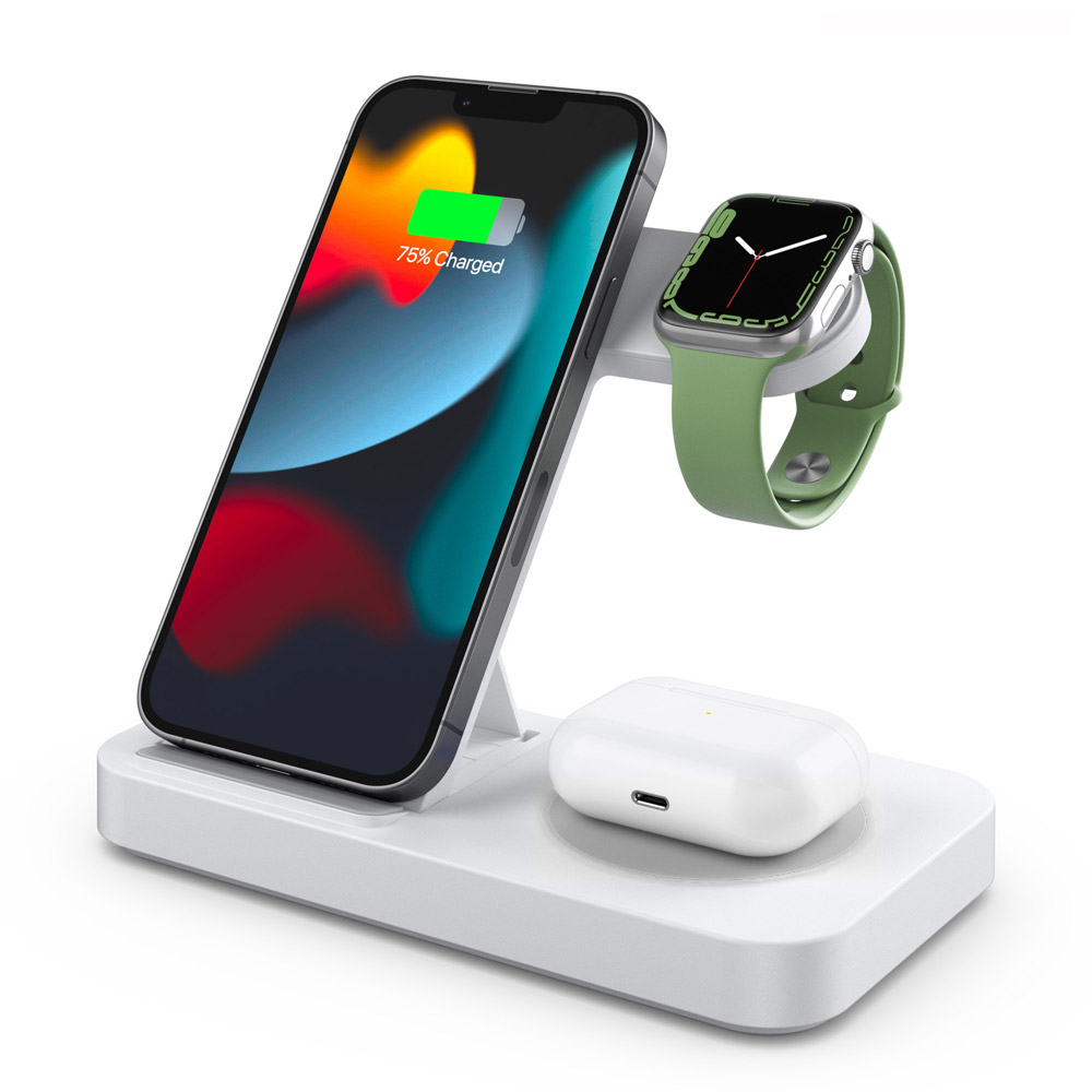 Travel 4 in 1 Wireless Charger - Iwatch Smartwatch ulasan dan harga