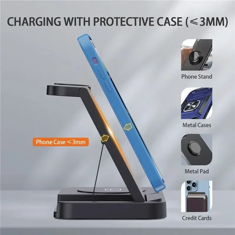 Travel 4 in 1 Wireless Charger - Iwatch Smartwatch ulasan dan harga