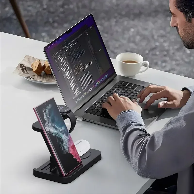 Travel 4 in 1 Wireless Charger - Iwatch Smartwatch ulasan dan harga