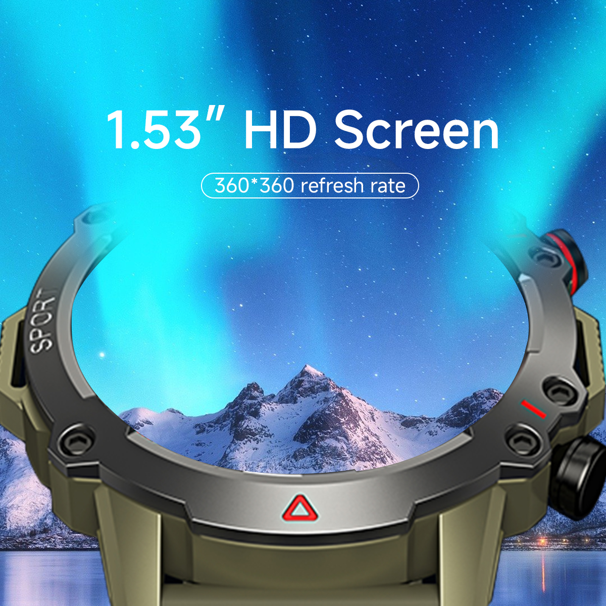 AMOLED SmartWatch Rugged Milit - Smartwatch Rugged Watches For Men ulasan dan harga