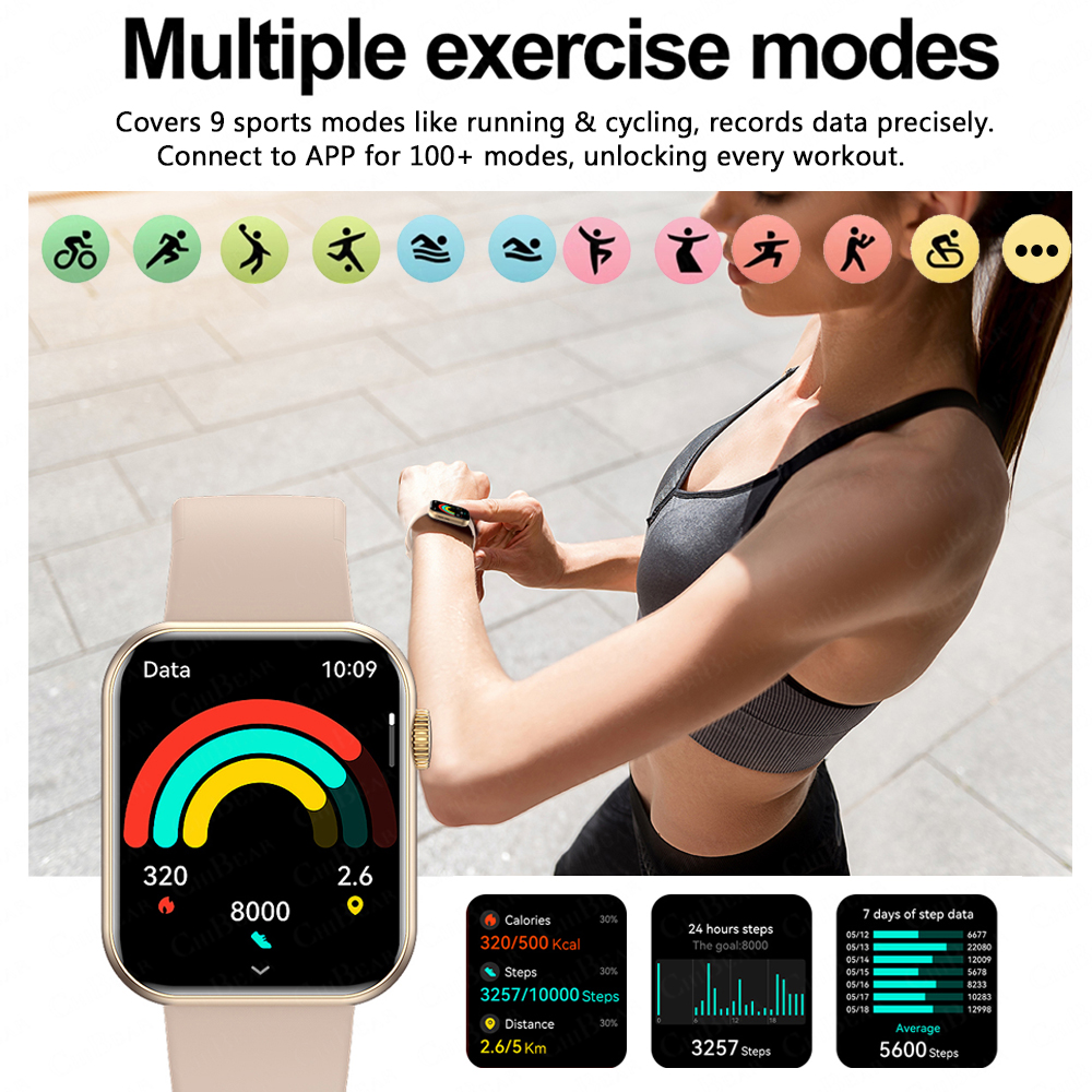 2025 New Smart Watch Full Touc - Smartwatch Sports Watches For Women ulasan dan harga
