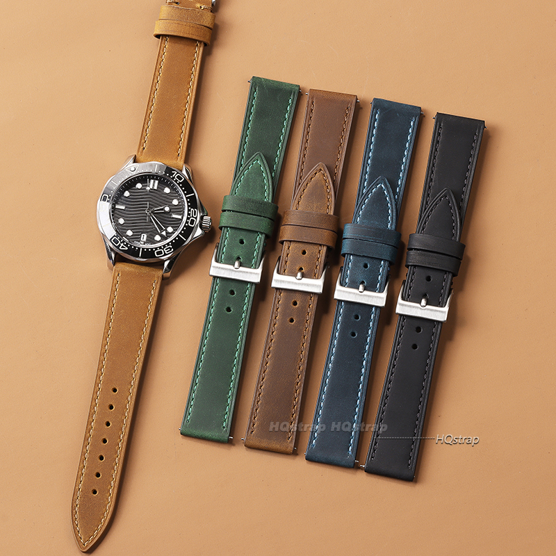 Vintage Cowhide Watch Strap Qu - Smartwatch Vintage Watches For Women ulasan dan harga