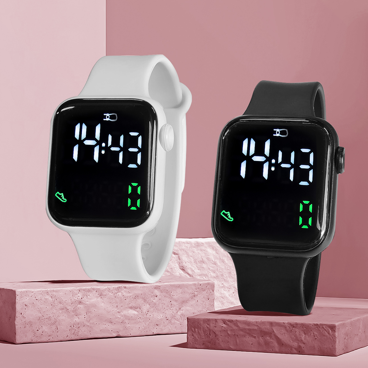 New 2PCS Student Minimalist Sm - Smartwatch Watches For Girls ulasan dan harga