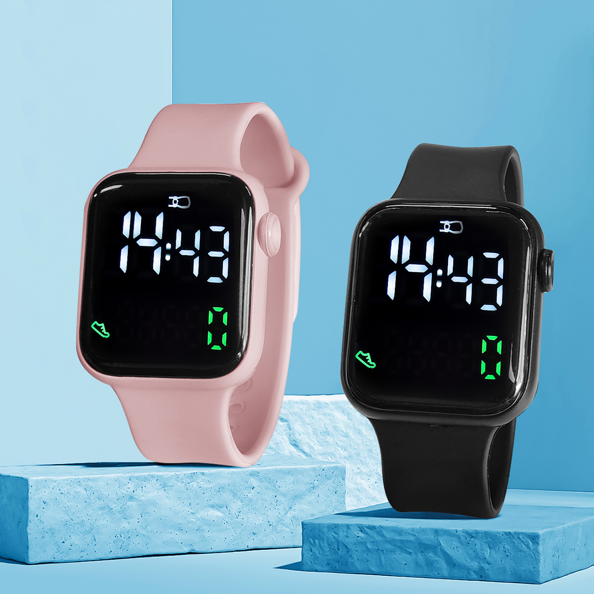 New 2PCS Student Minimalist Sm - Smartwatch Watches For Girls ulasan dan harga