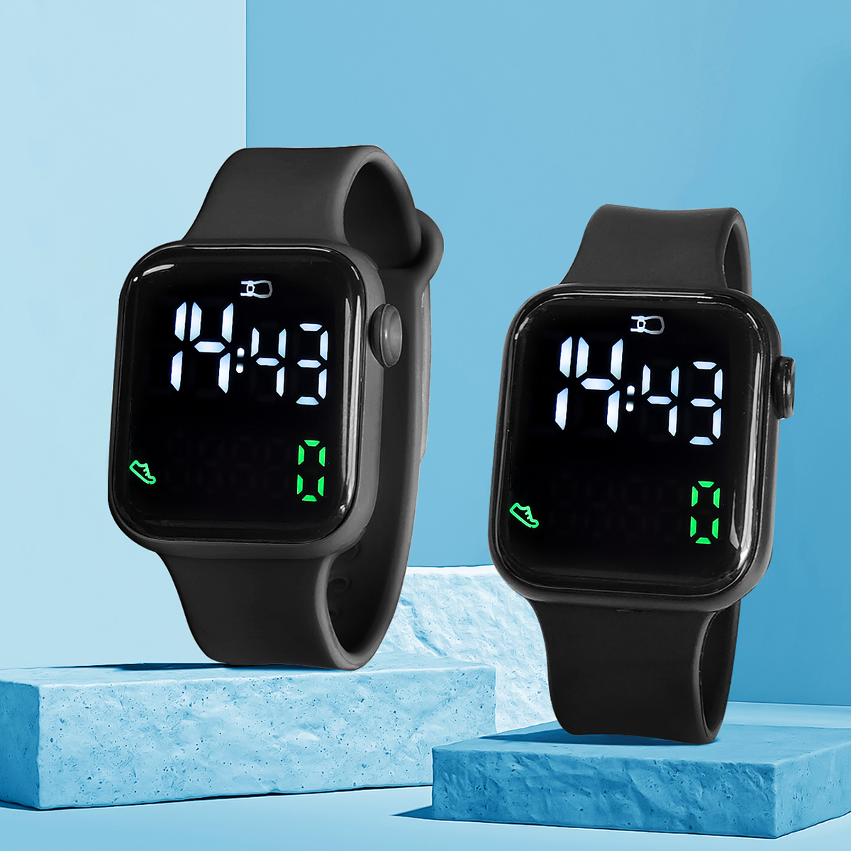 New 2PCS Student Minimalist Sm - Smartwatch Watches For Girls ulasan dan harga