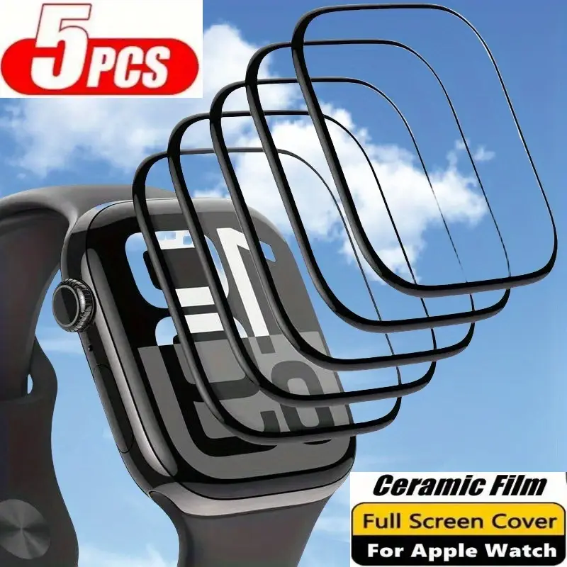 1-5pcs Anti-scratch Film For A - Iwatch Smartwatch ulasan dan harga
