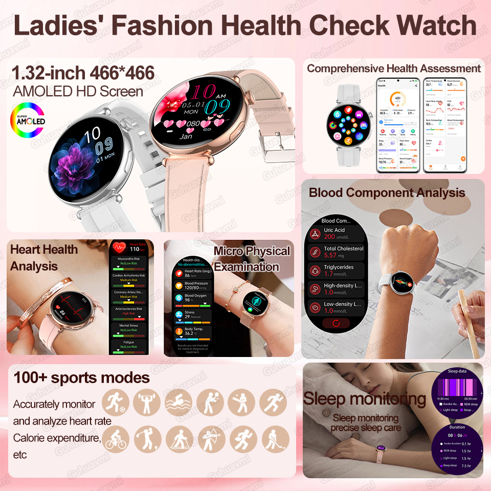 2026 New Women AI Smart Diagno - Smartwatch Sports Watches For Women ulasan dan harga