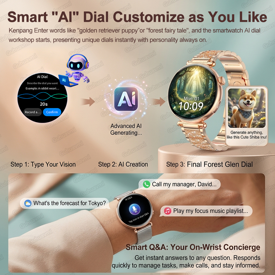 2026 New Women AI Smart Diagno - Smartwatch Sports Watches For Women ulasan dan harga
