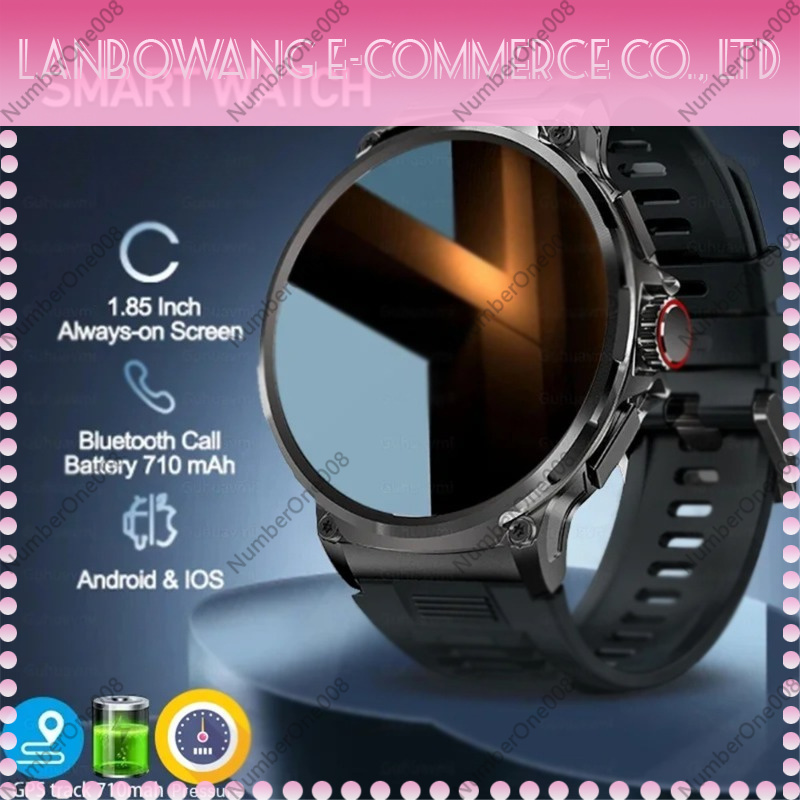 1.85 Inch HD Smart Watch, Blue - Smartwatch Watches With Bluetooth ulasan dan harga