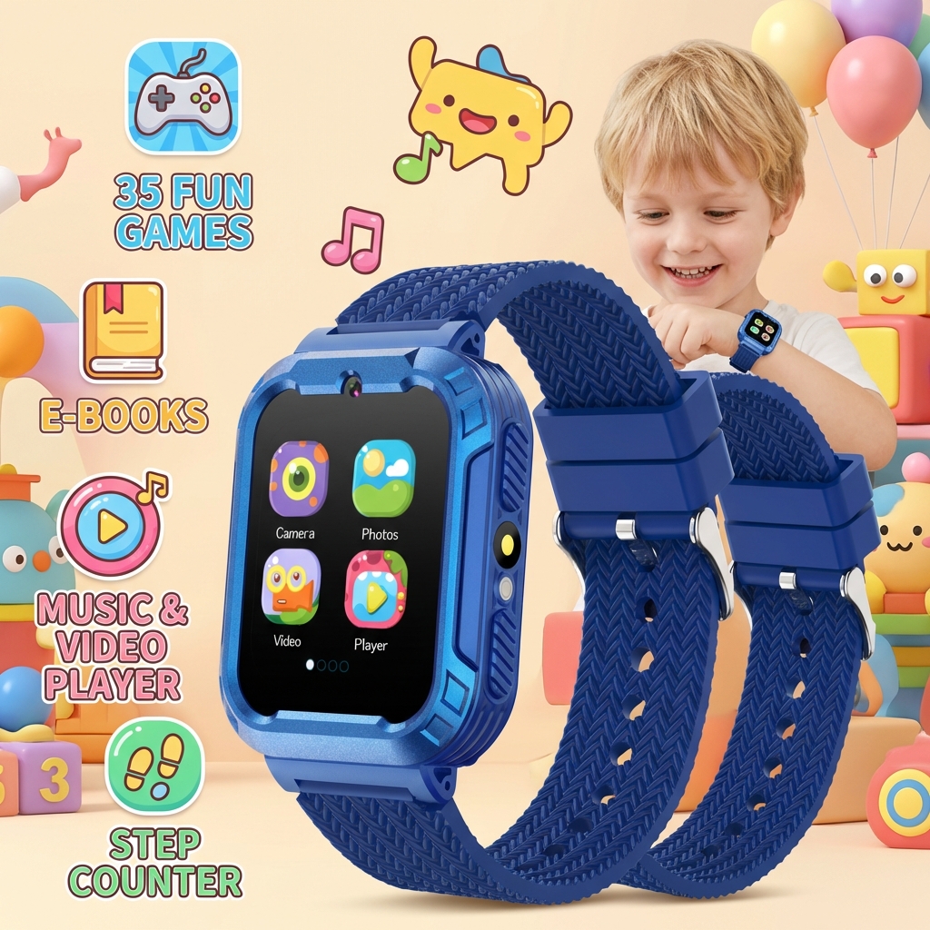 Children Smart Watch 35 Games  - Smartwatch Watches For Kid Girl ulasan dan harga