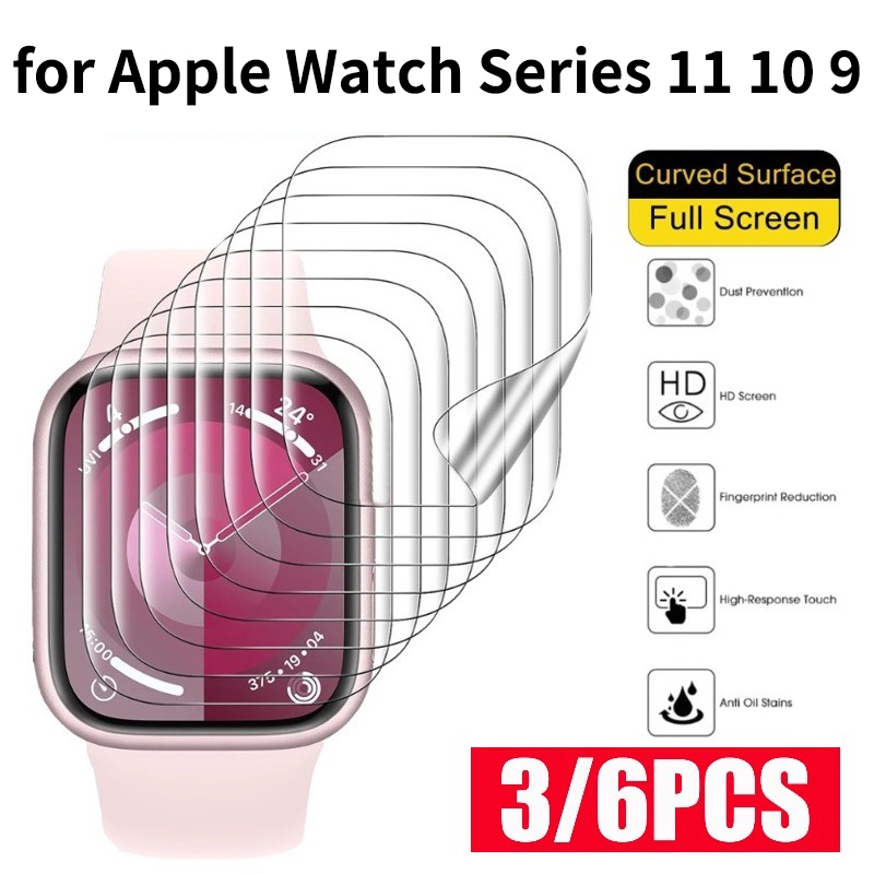 6pcs Screen Protector Film for - Iwatch Smartwatch ulasan dan harga
