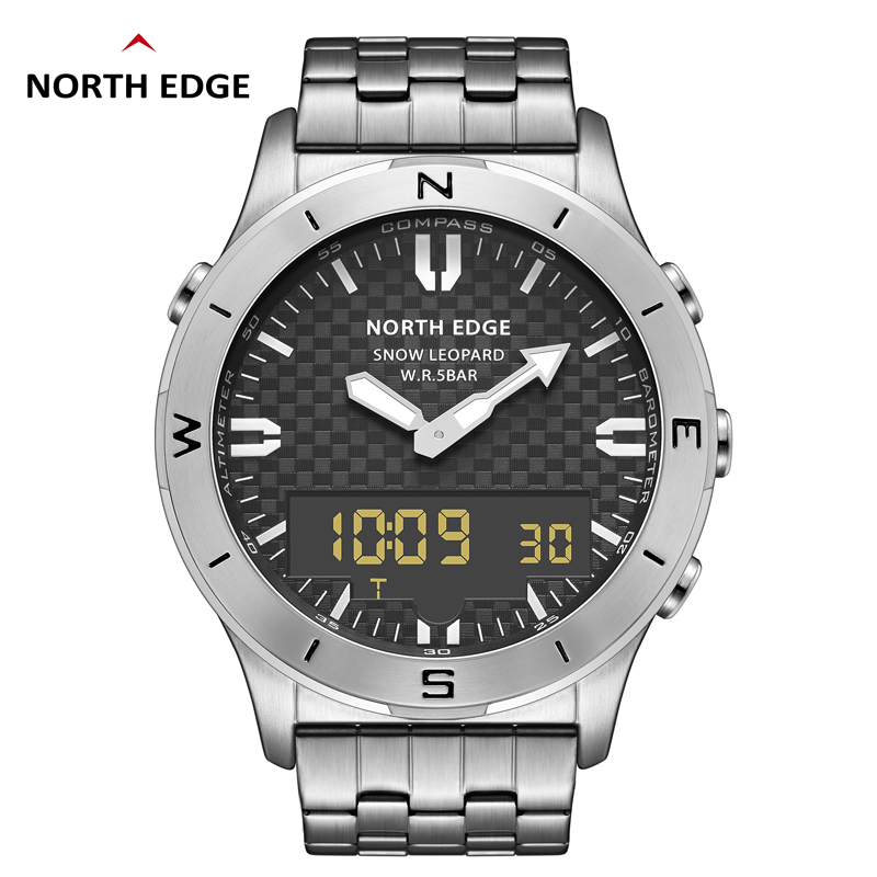 NORTH EDGE Men's Sports Digita - Altimeter Compass Watch ulasan dan harga