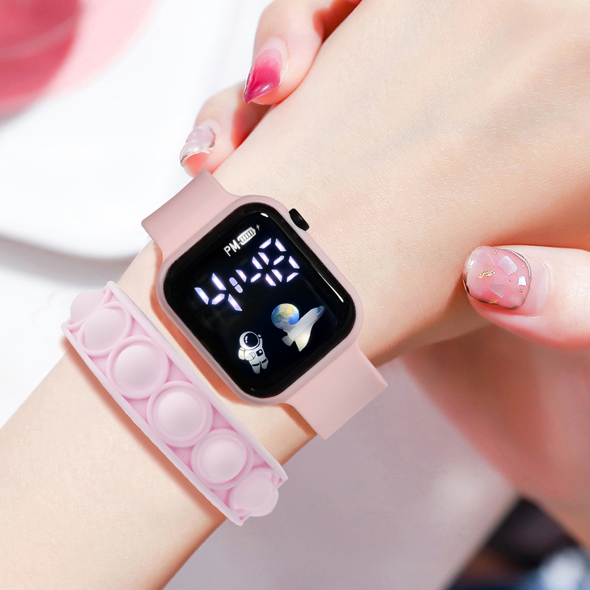 2PCS Children's Smart Watch Br - Smartwatch Watches For Girls ulasan dan harga