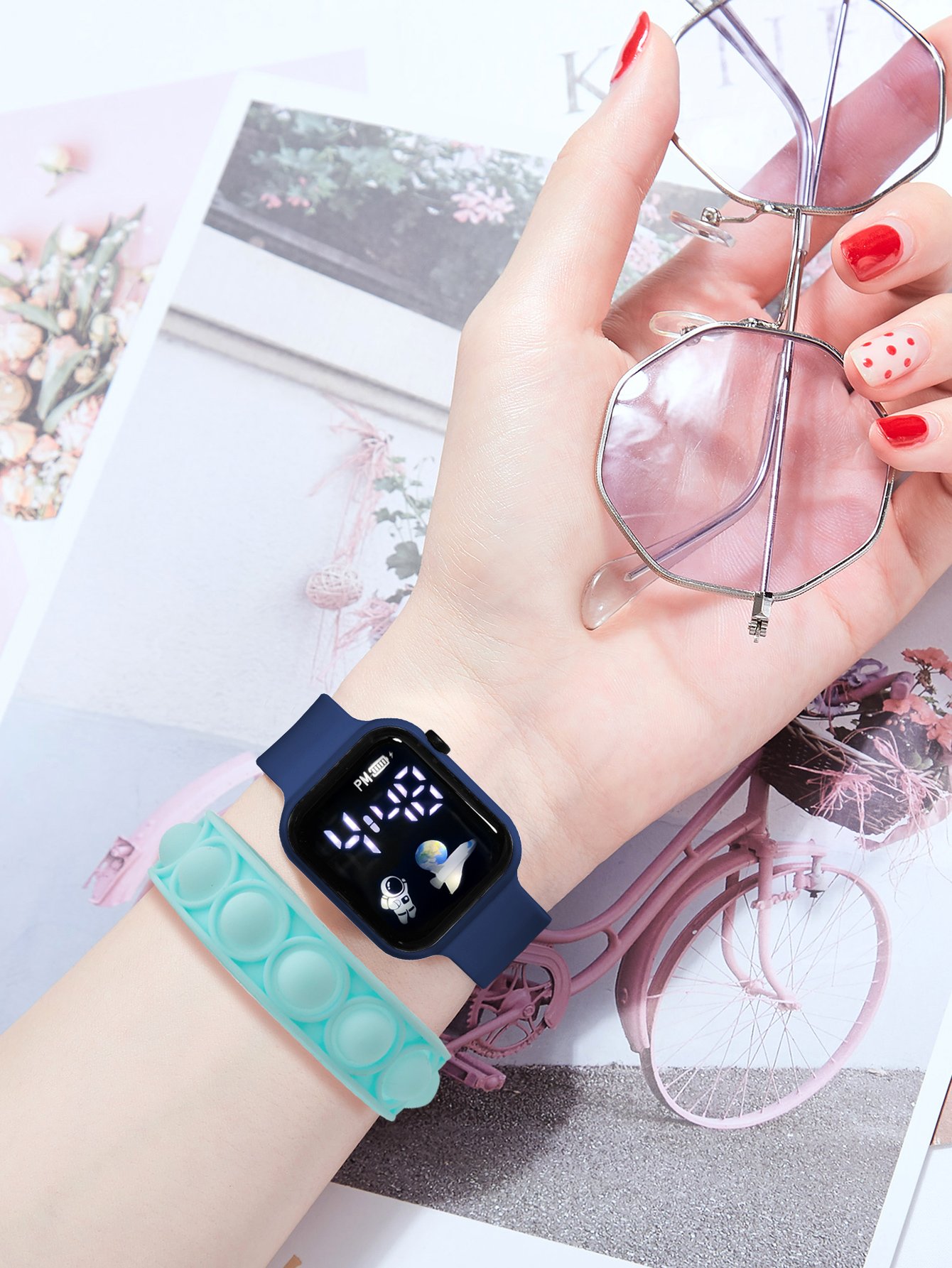 2PCS Children's Smart Watch Br - Smartwatch Watches For Girls ulasan dan harga
