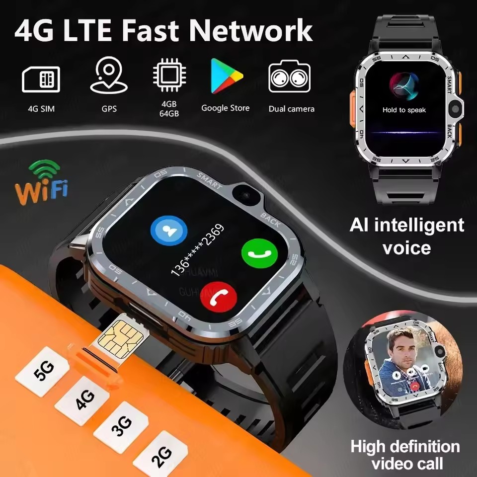 Android WhatsApp Smart 5G Vide - Smartwatch Watch Whatsapp ulasan dan harga