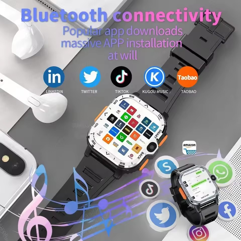 Android WhatsApp Smart 5G Vide - Smartwatch Watch Whatsapp ulasan dan harga